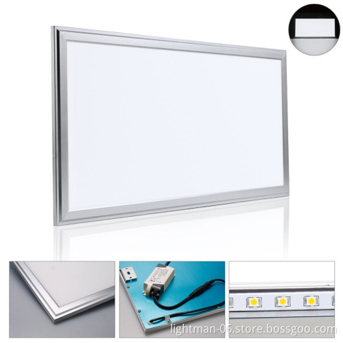 Aluminum frame housing Epistar SMD2835 54w led panel light 1200x600